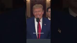 President Donald Trump addresses the nation on the U.S. bombing of Iran