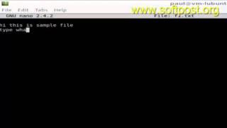 How to edit a file in Debian