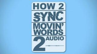 How to Sync Motion Typography to Audio - Adobe After Effects Tutorial