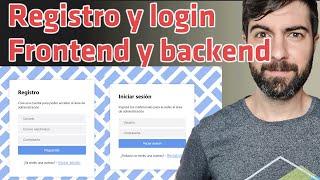 Registro y Login funcional en Javascript con node y express - guía paso a paso