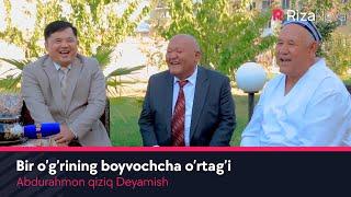 Abdurahmon qiziq Deyamish - Bir o'g'rining boyvochcha o'rtag'i (hajviy ko'rsatuv)