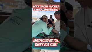 DEVON VS DONALD TRUMP JR. ARMWRESTLING / UNEXPECTED! #trump #ARMWRESTLING #devonlarratt