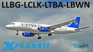 X-Plane 11 | New Tolis A319 Beta!! | A319 A330 B737 | VATSIM | Tel Aviv, Larnaca, Istanbul, Varna!!