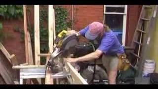 Solstice Center Renovation Summer 2006: Peter MacGill builds a skylight