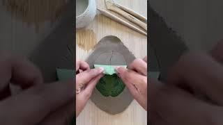 How to: DIY Clay Leaf Dish  with the Crockd Pottery + Paint Kit!