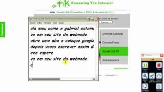 como adicionar um dominio tk no site da webnode