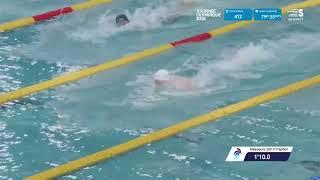 Léon Marchand (Frances 2024), finale du 200m papillon : 1'54.08 (son meilleur chrono en saison).