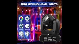 120WLED Moving Head Light RGBW Gobo Beam Stage Spot DJ Show