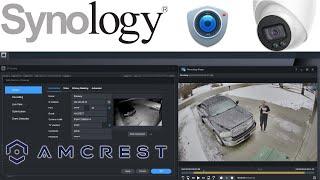 Synology Surveillance Station With Amcrest AI Advanced Detection