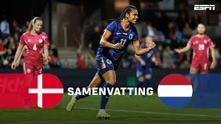 ️ HEERLIJKE DOELPUNTEN tegen DENEMARKEN  | Samenvatting Denemarken - Nederland (vrouwen)