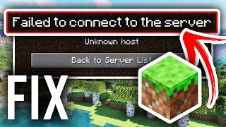 How To Fix Failed To Connect To The Server In Minecraft | Fix Minecraft Cannot Connect To Server