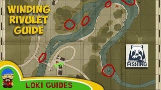 Winding Rivulet Guide - Best Spots & Baits for Float, Feeder and Spinning - Russian Fishing 4