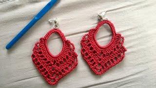 Crochet Earrings |tutorial