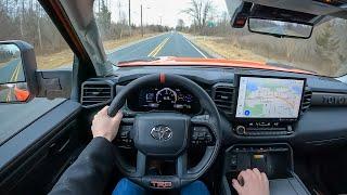 2023 Toyota Sequoia TRD Pro - POV Test Drive (Binaural Audio)