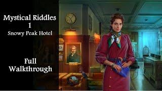 Mystical Riddles 1: Snowy Peak Hotel Full walkthrough