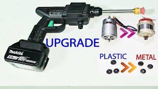 Upgrade Cordless Pressure Washer Gun 5$ with Brusless motor, Metal gear, Makita battery