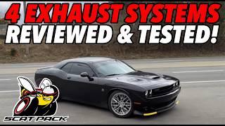 TESTED 4 Exhaust Systems for Challenger 392/Scat Pack 6.4L HEMI V8!