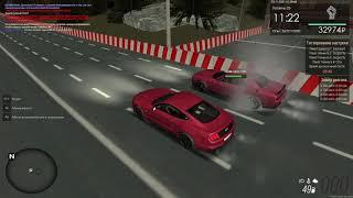 Сравнение Ford Mustang GT и Dodge Challenger SRT Hellcat в MTA province  Краткая скорость