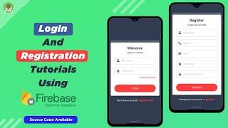 How to Login and Register using Firebase Realtime Database  | Android Firebase Tutorials - 01