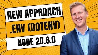 Hands-On Tutorial to Use Environment Files (.env) in Node.js 20.6.0 or later