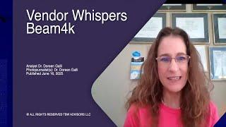 Vendor Whispers: Beam 4k