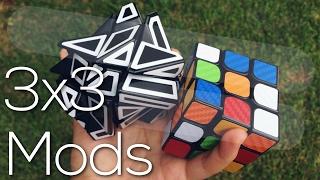 2 Awesome 3x3 Mods Unboxing | M-Series Ghost Cube + Carbon Fibre Stickered 3x3