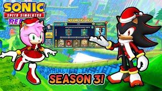 [New] Latest updates in SONIC SPEED SIMULATOR Season 3 Revealed!