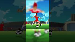 CRAZY dribbling in the midfield! Supa Strikas #shorts