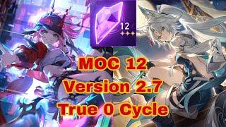 [ Honkai Star Rail ] Memory of Chaos 12 | MOC 12 | Version 2.7 Rappa & Feixiao 0 Cycle Both Sides