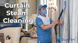 Professional Steam Cleaning for Curtains - Duo Nini