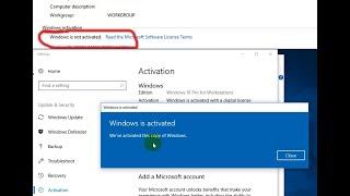 How to activate windows 10 all Version, 100% working.