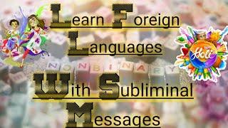 Learn Foreign Languages Subliminal Messages