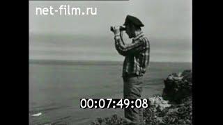 1975г. остров Тюлений. Охотское море. Тихоокеанский НИИ рыбного хозяйства и океанографии.