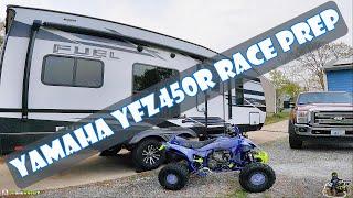 EPIC TIME LAPSE - PREPPING THE YAMAHA YFZ450R FOR ROUND 1 NYOA 2021