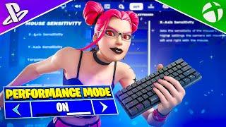 *NEW* Console Performance Mode Setting + BEST Chapter 5 Season 4 Keyboard & Mouse Settings