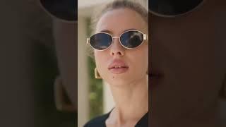 sojos Retro oval sunglasses men and women