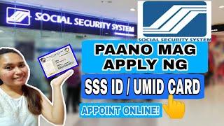 UMID ID ONLINE REGISTRATION PAANO MAG APPLY NG SSS ID ONLINE |MAKE AN APPOINTMENT ONLINE |Process