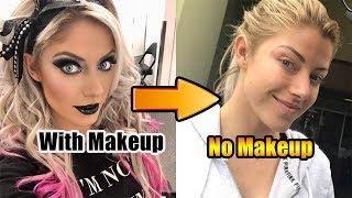 WWE Female Superstars WITH and WITHOUT MAKEUP...