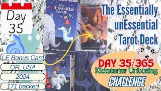 AKU38 - Day 35/365 Day #Kickstarter  The Essentially unEssential Tarot Deck #unboxing #flipthrough