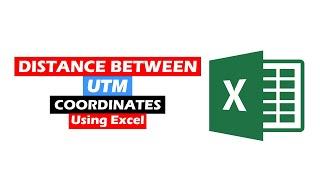 Find Distance Between 2 COORDINATES | Find Distance Between Coordinates in Excel