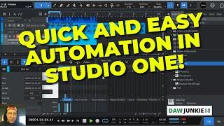 Quick and Easy Automation in Studio One 6 - Presonus