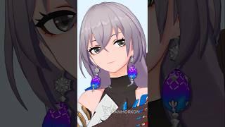 百花繚乱 • 幾田りら | Bronya [ Honkai Star Rail ] #honkaistarrail #bronya #shorts #mmd
