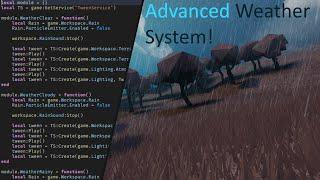 How to make Advanced Weather System [Roblox Studio]