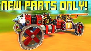 Racing With New Survival Mode Parts Only!  - Scrap Mechanic Multiplayer Monday