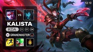 Kalista vs Vayne ADC - KR Grandmaster - Patch 12.9 Season 12