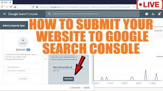 [LIVE] How to Submit your website to Google?