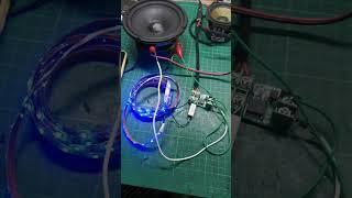 How to connect a led dancing light driver to diy bluetooth speaker