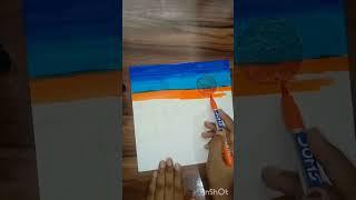 Canvas painting I Kajal Art & Craft | #painting  | #shorts