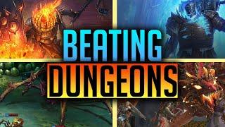 NEW PLAYERS MUST WATCH BEAT ALL MID GAME DUNGEONS! Free to Play series 2022 | Raid