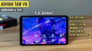 BRAND LAIN KETAR KETIR! Unboxing & Test Advan Tab V8 - Tablet Gaming Murah!